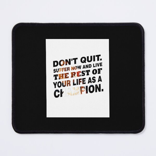 Item preview, Don'T-Quit.-Suffer-Now-And-Live-Inspirational-Sports-Typography-Quote designed and sold by saulobado.