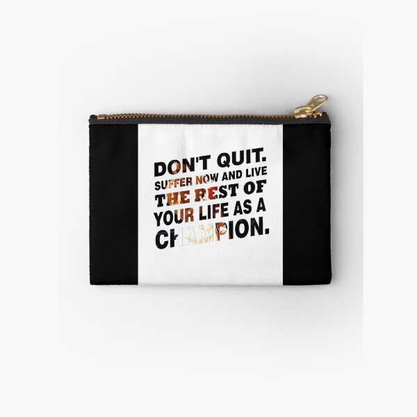 Item preview, Don'T-Quit.-Suffer-Now-And-Live-Inspirational-Sports-Typography-Quote designed and sold by saulobado.