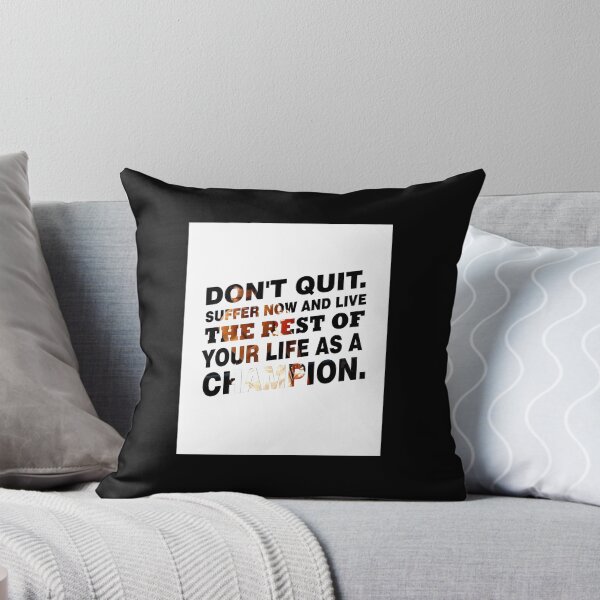 Item preview, Don'T-Quit.-Suffer-Now-And-Live-Inspirational-Sports-Typography-Quote designed and sold by saulobado.