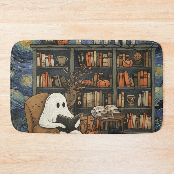 Item preview, Ghost Book Reader Reading Book Literature Lover Gift designed and sold by Blok45.