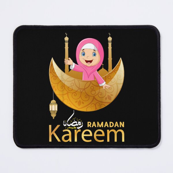 Item preview, Kids Muslim Hijabi girl Fasting Ramadan Mubarak Kareem 2025-2026 Kids designed and sold by HudsonGottlieb.