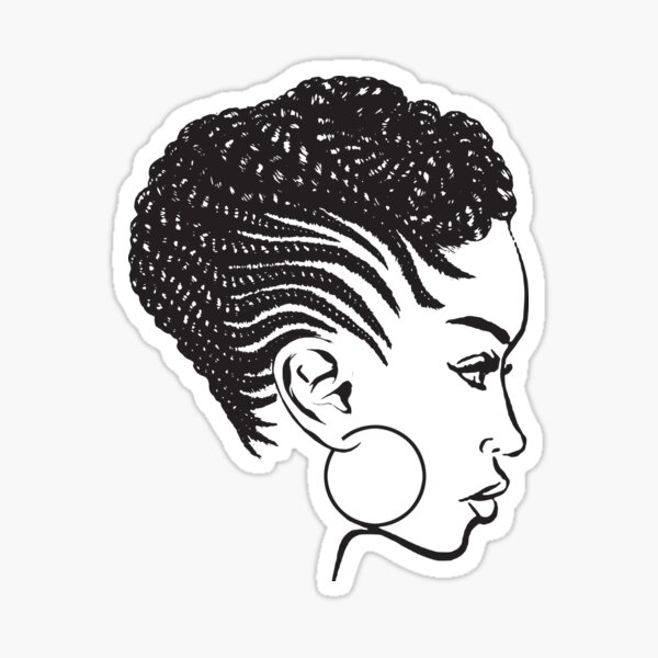 Item preview, African American Braids Hairstyle Black Woman Beauty Salon designed and sold by DesignsByAymara.