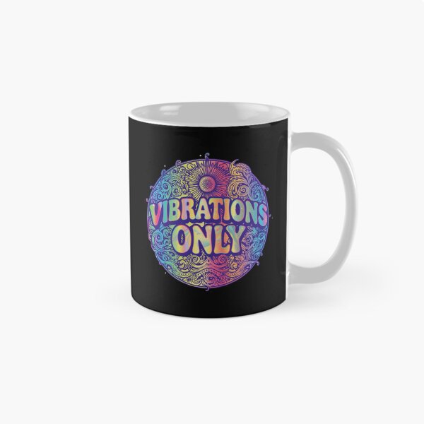 Item preview, Good Vibrations Only Psychedelic Mandala Positive Energy Sticker designed and sold by FestivityFinds.