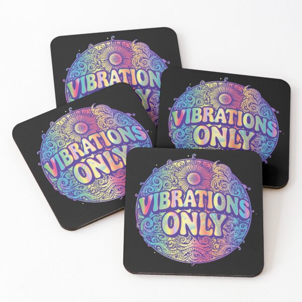 Item preview, Good Vibrations Only Psychedelic Mandala Positive Energy Sticker designed and sold by FestivityFinds.