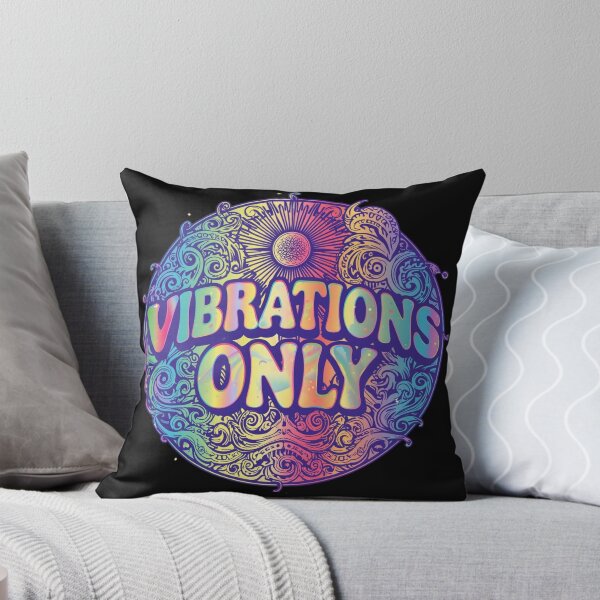 Item preview, Good Vibrations Only Psychedelic Mandala Positive Energy Sticker designed and sold by FestivityFinds.