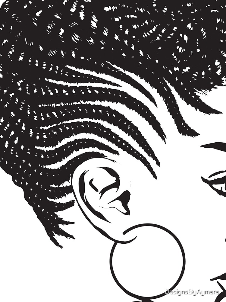 African American Braids Hairstyle Black Woman Beauty Salon