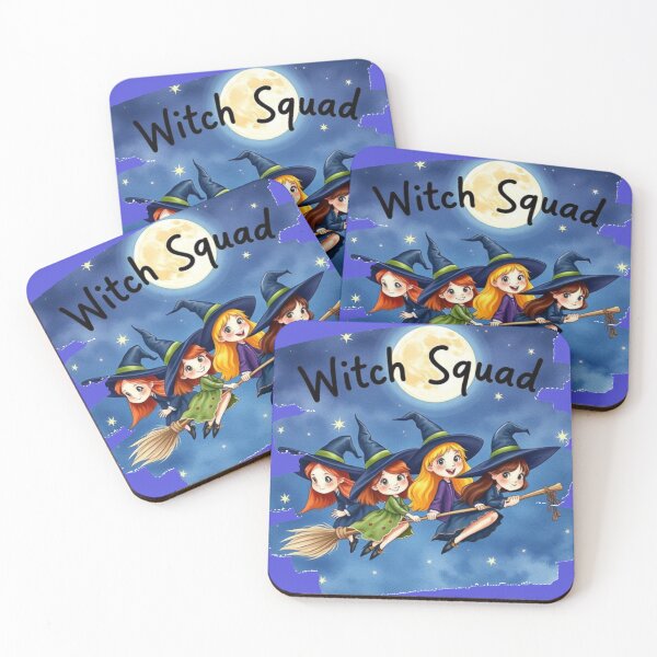 Item preview, Witch Squad Flying Under Full Moon  designed and sold by Iuqiune.