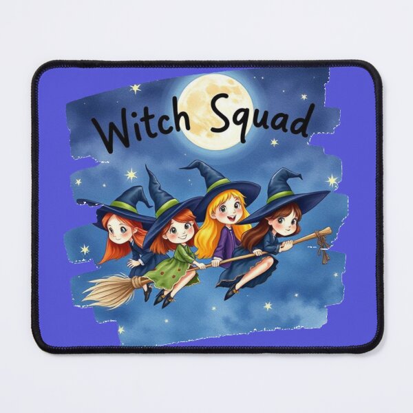 Item preview, Witch Squad Flying Under Full Moon  designed and sold by Iuqiune.