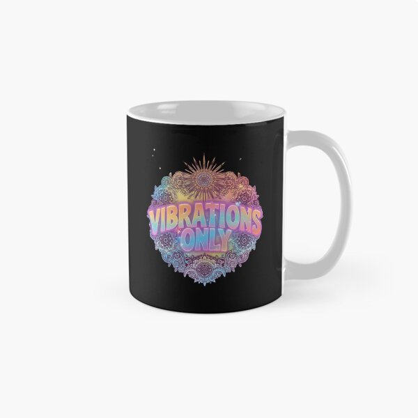 Item preview, Vibrations Only Psychedelic Rainbow Mandala Positive Energy T-Shirt designed and sold by FestivityFinds.