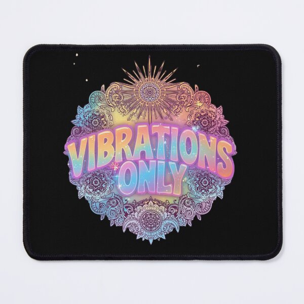 Item preview, Vibrations Only Psychedelic Rainbow Mandala Positive Energy T-Shirt designed and sold by FestivityFinds.