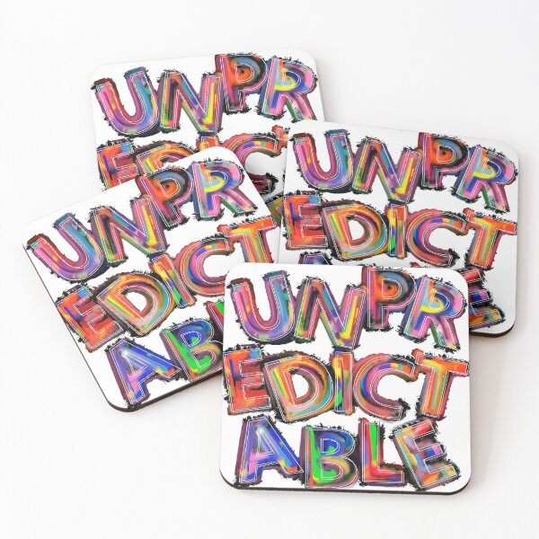 Item preview, unpredictably typography  designed and sold by artsake4.