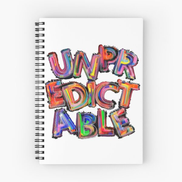 Item preview, unpredictably typography  designed and sold by artsake4.