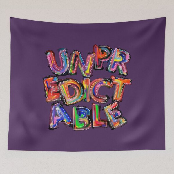 Item preview, unpredictably typography  designed and sold by artsake4.