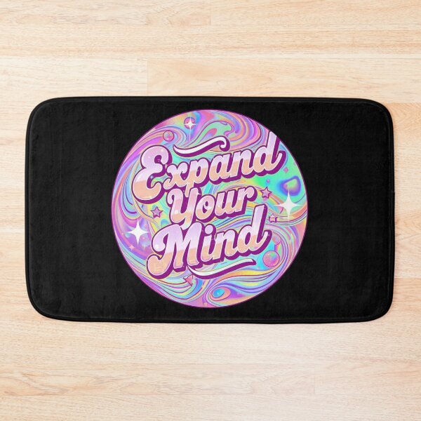 Item preview, Expand Your Mind Psychedelic Retro Pastel Positive Vibes Sticker designed and sold by FestivityFinds.