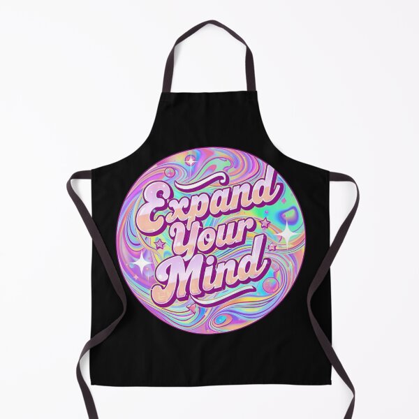 Item preview, Expand Your Mind Psychedelic Retro Pastel Positive Vibes Sticker designed and sold by FestivityFinds.