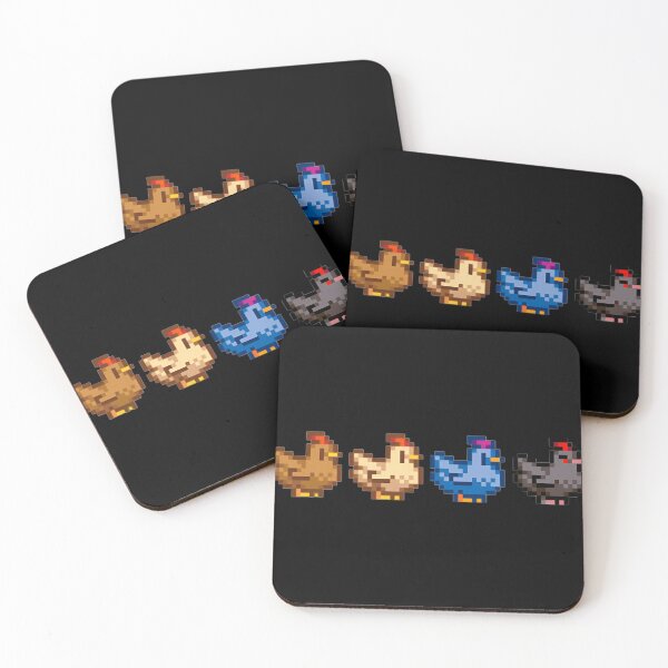 Item preview,  4 Chickens Stardew Valley designed and sold by OwlRohan-Art-C.