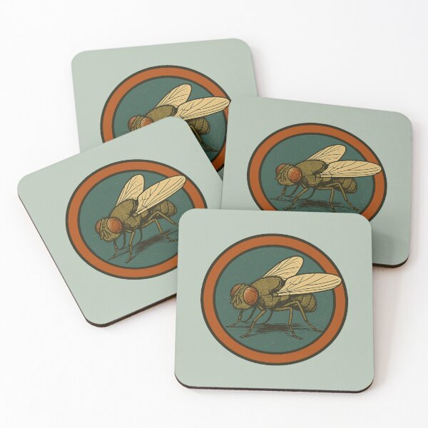 Item preview, Fly – Retro Insect Illustration Vintage Wildlife designed and sold by hangmeart.