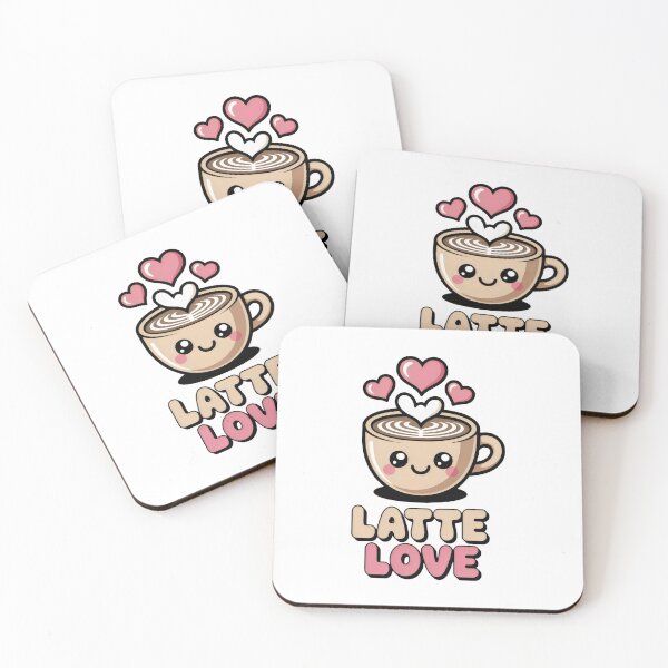 Item preview, Charming Coffee Cup Surrounded by Heart Symbols designed and sold by SplashTastic.