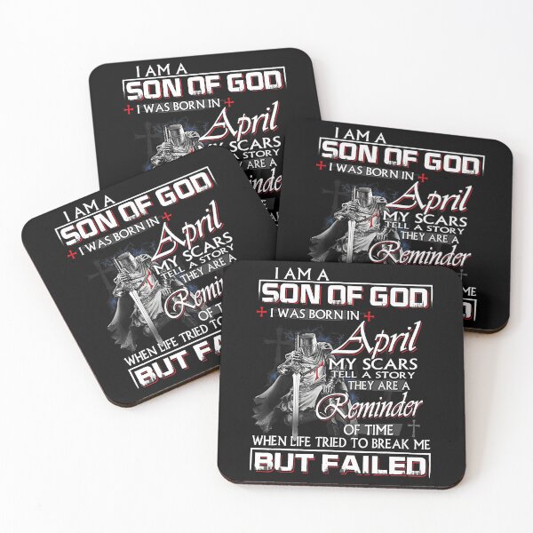Item preview, Knight Templar I'm A Son Of God April Christian Religious designed and sold by HudsonGottlieb.
