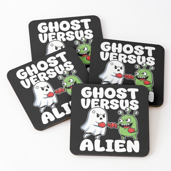 Item preview, GHOST VS ALIEN - GHOST HALLOWEEN designed and sold by KEF Custom.