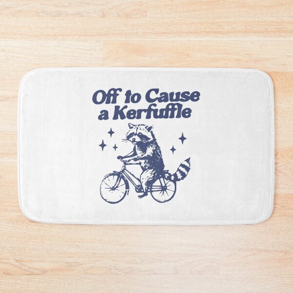 Item preview, Raccoon off to cause a kerfuffle designed and sold by wesdesignshop.