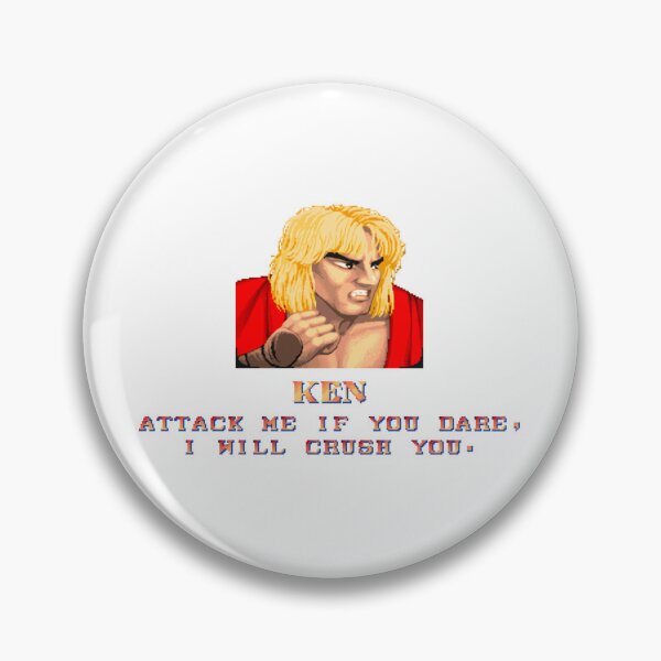 Item preview, Ken Masters Attack If You Dare designed and sold by PixelArena Gaming.