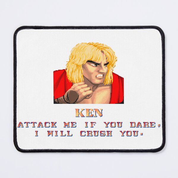 Item preview, Ken Masters Attack If You Dare designed and sold by PixelArena Gaming.