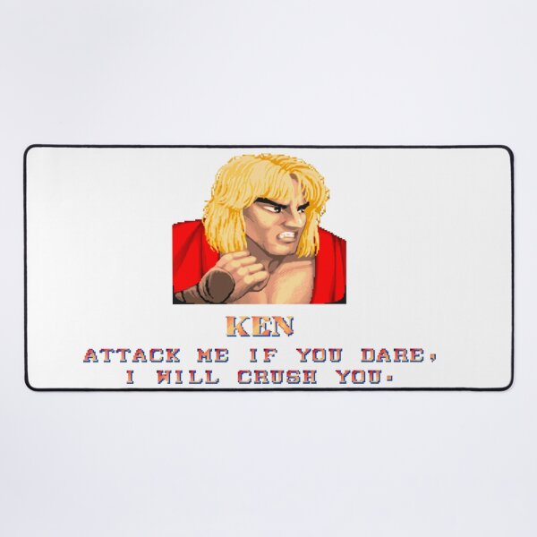 Item preview, Ken Masters Attack If You Dare designed and sold by PixelArena Gaming.