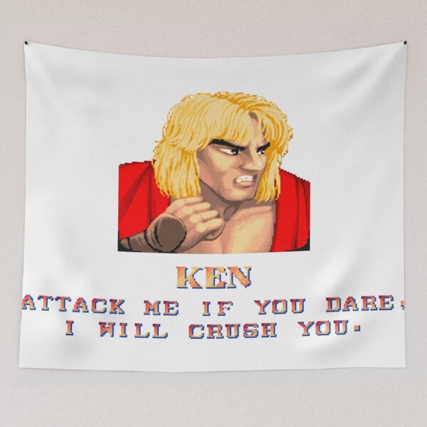 Item preview, Ken Masters Attack If You Dare designed and sold by PixelArena Gaming.