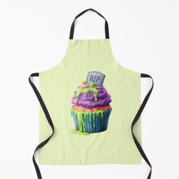 Item preview, Spooky RIP Tombstone Cupcake – Halloween Graveyard Treat designed and sold by Art of Ngu.