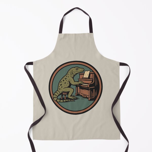 Item preview, Goanna at Piano – Funny Retro Lizard Musician designed and sold by hangmeart.