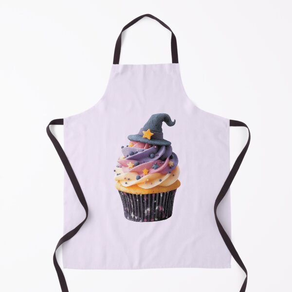 Item preview, Magical Witch Hat Cupcake – Colorful Halloween Treat designed and sold by Art of Ngu.