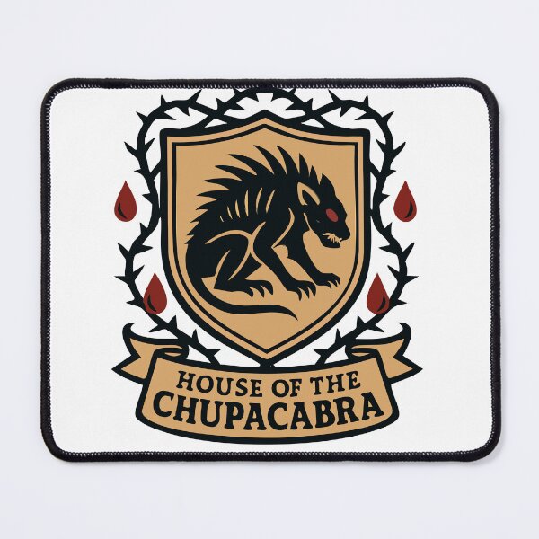 Item preview, Chupacabra Heraldry Crest – Cryptid Coat of Arms designed and sold by Folk Bestiary.
