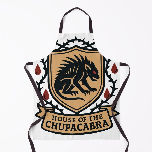 Item preview, Chupacabra Heraldry Crest – Cryptid Coat of Arms designed and sold by Folk Bestiary.