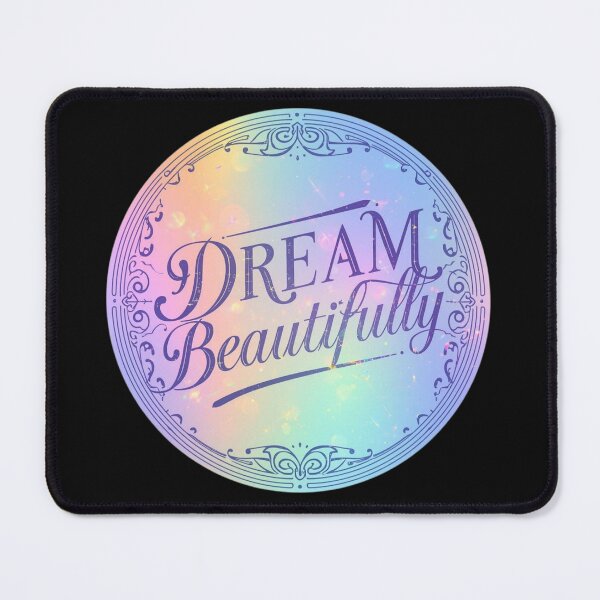 Item preview, Dream Beautifully Rainbow Pastel Inspirational Quote Sticker designed and sold by FestivityFinds.