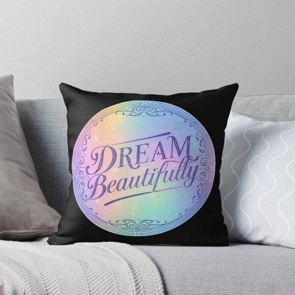 Item preview, Dream Beautifully Rainbow Pastel Inspirational Quote Sticker designed and sold by FestivityFinds.