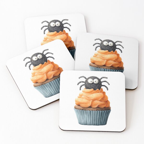 Item preview, Halloween Spider Cupcake – Creepy Cute Treat designed and sold by Art of Ngu.