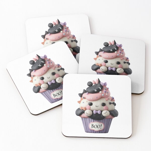 Item preview, Cute Spooky Cupcake – Boo! Halloween Sweet Treat designed and sold by Art of Ngu.