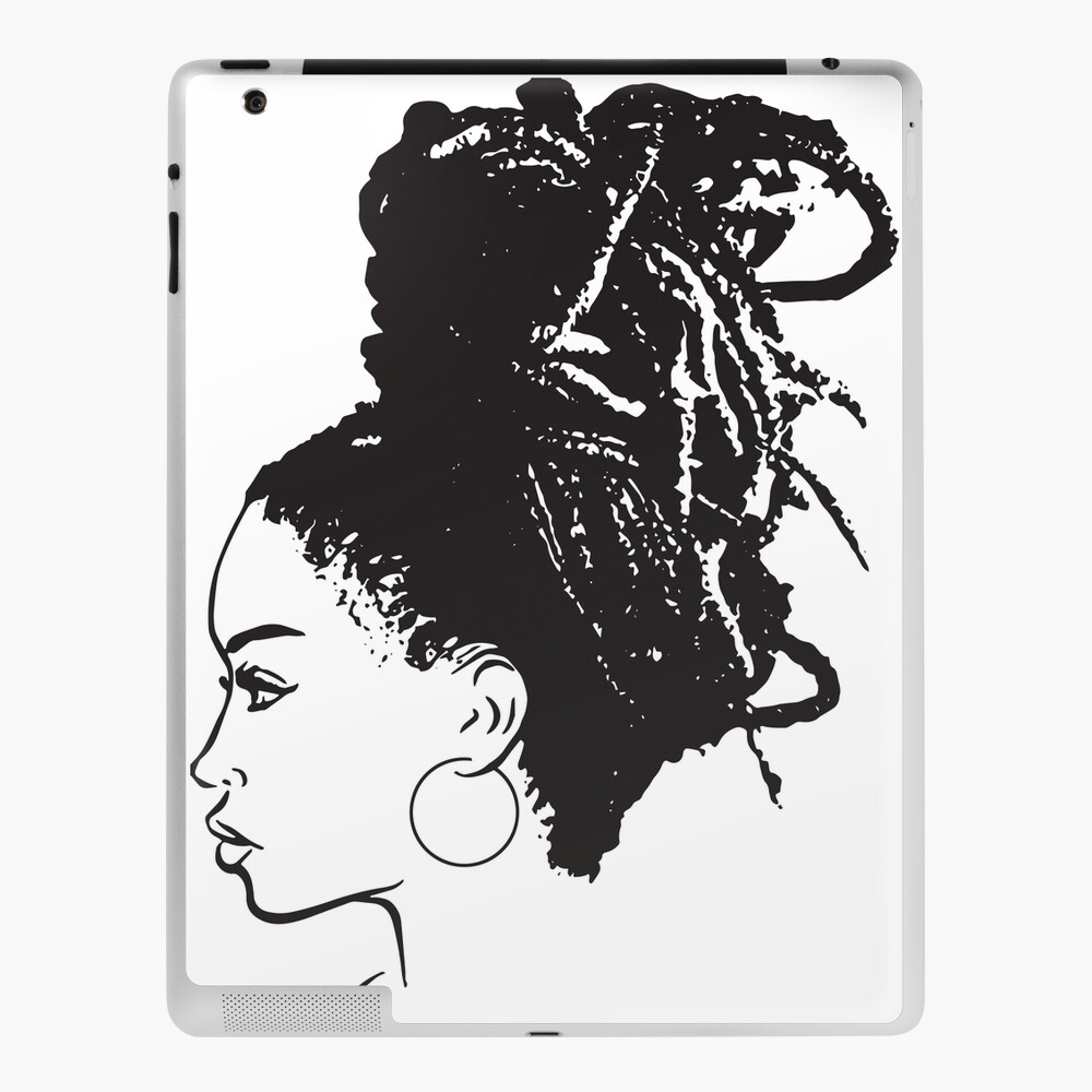 Black Woman African American Braids Dreads Dreadlocks Beauty Salon Ipad Case And Skin For Sale