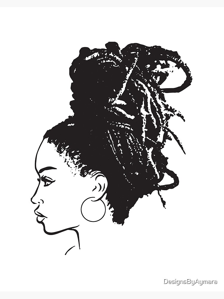 Autonome Et Belle, Femme Afro-américaine Avec Peinture Corporelle Tribale  Et Dreadlock