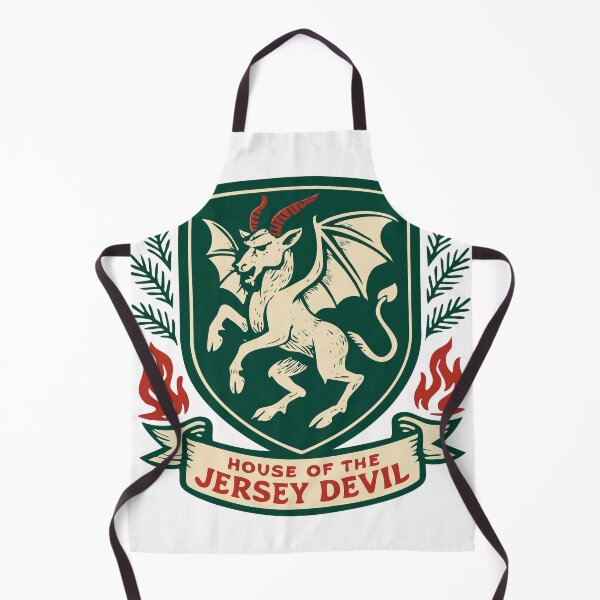 Item preview, Jersey Devil Heraldry Crest – Cryptid Coat of Arms designed and sold by Folk Bestiary.
