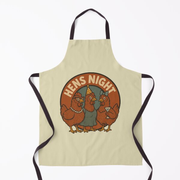 Item preview, Hens Night – Funny Retro Party Chickens designed and sold by hangmeart.