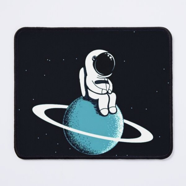 Item preview, Beautiful handrawn of galactic chilling astronaut design designed and sold by NivyasArtistry.