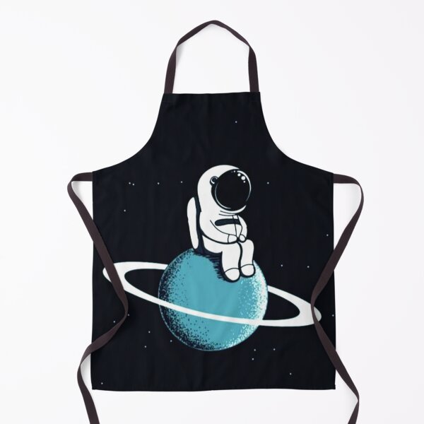 Item preview, Beautiful handrawn of galactic chilling astronaut design designed and sold by NivyasArtistry.