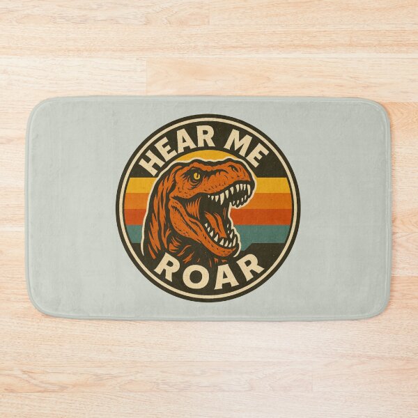 Item preview, Hear Me Roar – Retro Dinosaur designed and sold by hangmeart.