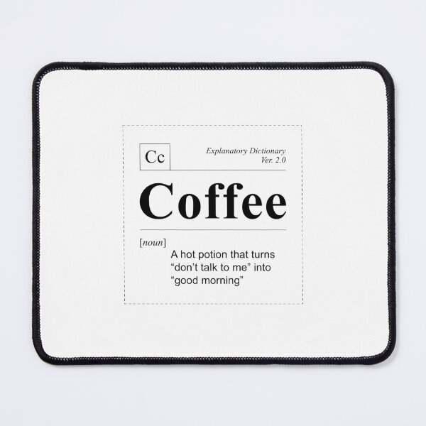 Item preview, COFFEE - Word of a Day designed and sold by oops-I-drew-again.