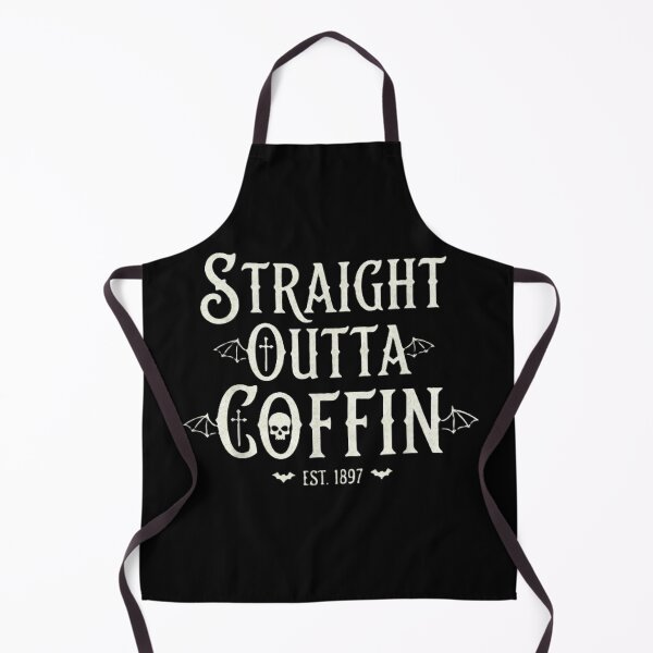 Item preview, Straight Outta Coffin – Gothic Vampire Halloween Typograph designed and sold by InkwildStudio.