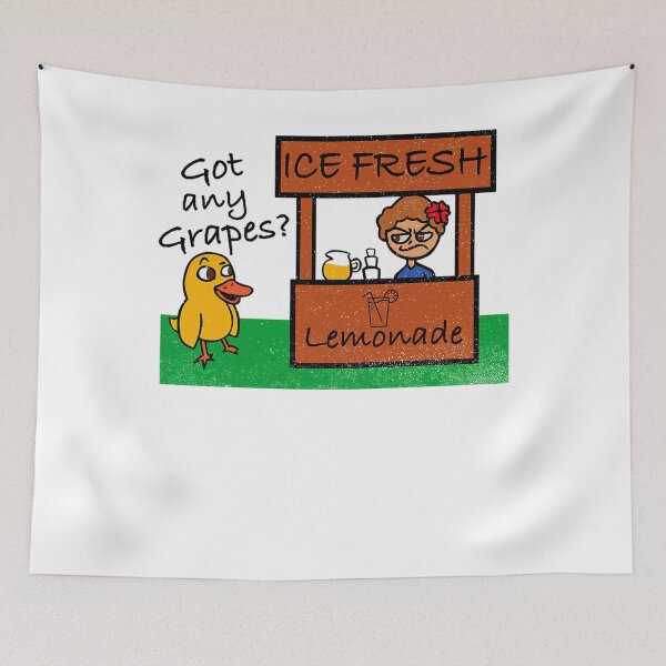 Item preview, cartoon cute retro duck song 80s vintage 90s funny meme designed and sold by Thorntonz1.
