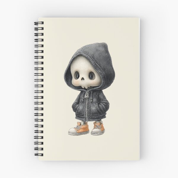 Item preview, Cute Skeleton in Hoodie – Spooky Streetwear Halloween Art designed and sold by Art of Ngu.