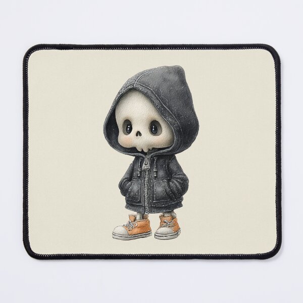 Item preview, Cute Skeleton in Hoodie – Spooky Streetwear Halloween Art designed and sold by Art of Ngu.